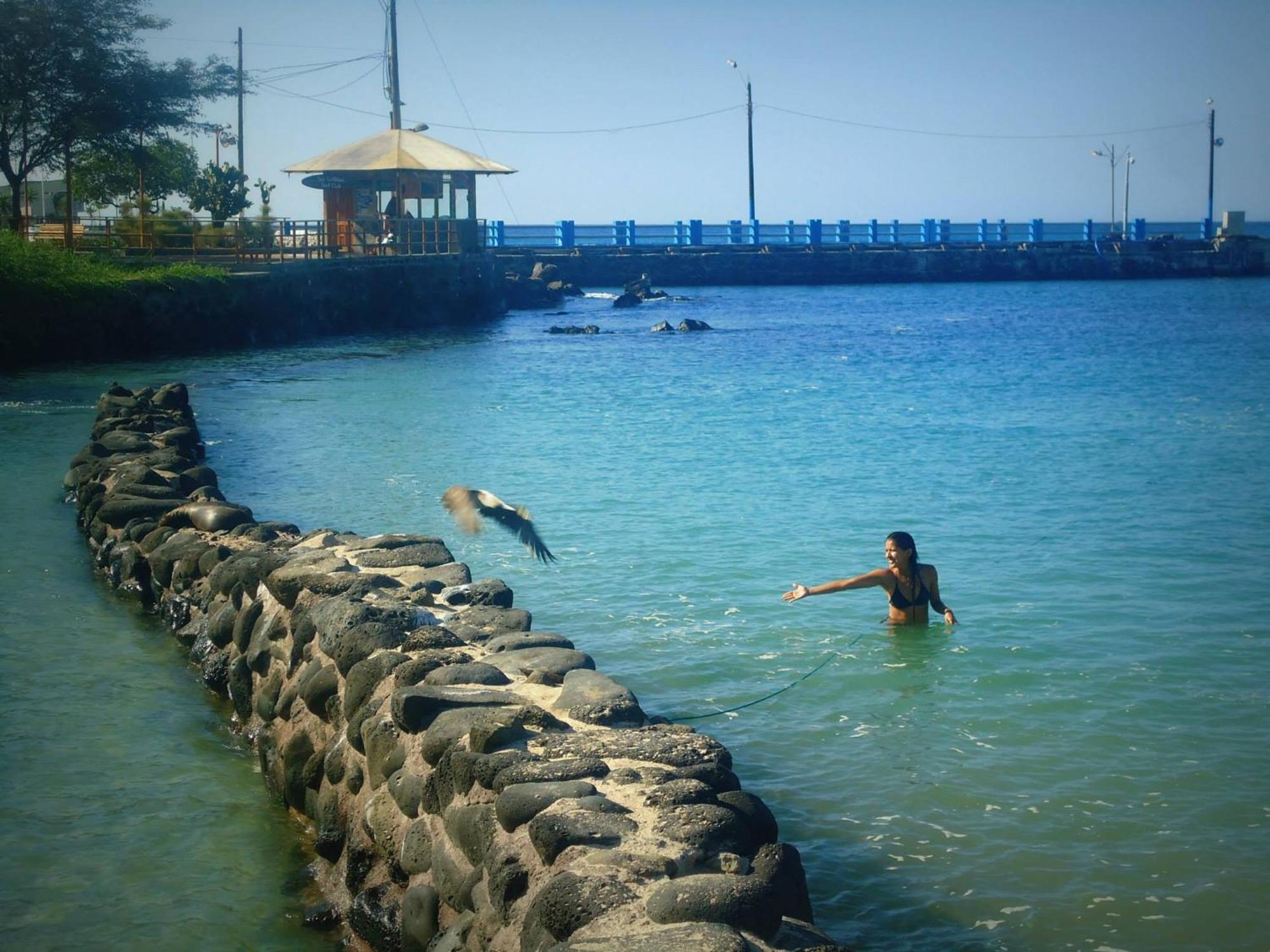 Casa Playa Los Marinos Puerto Baquerizo Moreno Zewnętrze zdjęcie