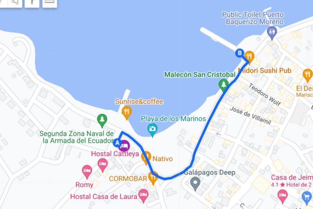 Casa Playa Los Marinos Puerto Baquerizo Moreno Zewnętrze zdjęcie
