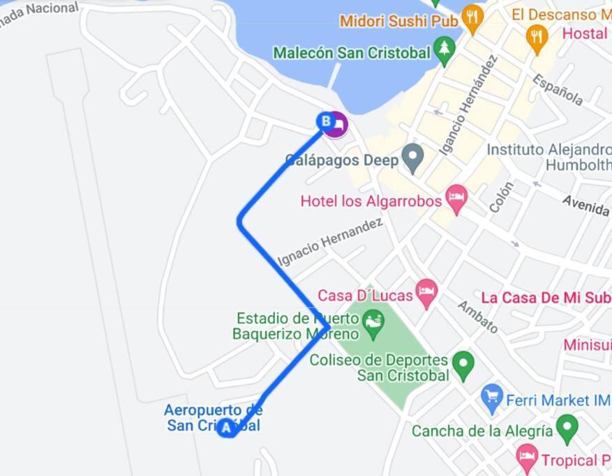 Casa Playa Los Marinos Puerto Baquerizo Moreno Zewnętrze zdjęcie